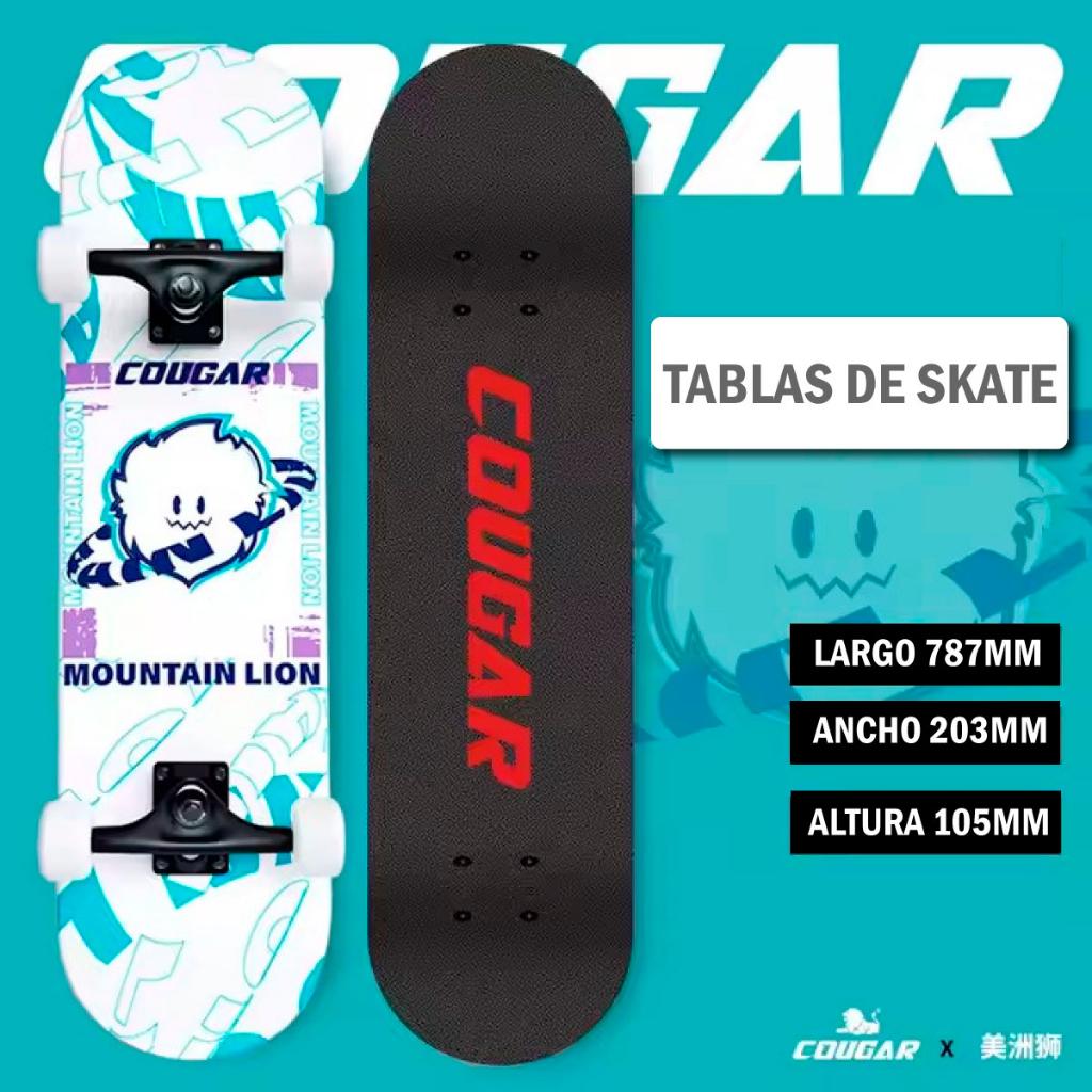 Patineta De Skate Cougar MHB03 Con 7 capas de pino_4