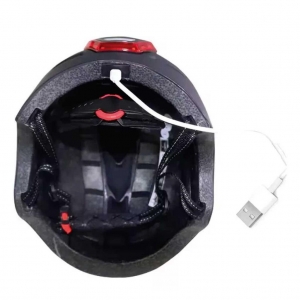 Protecciones Urbanas + Casco Urbano Ajustable Equipado Con Luz Led_16