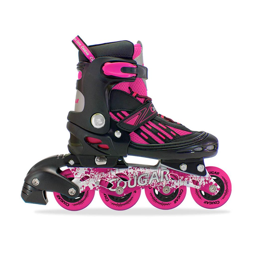 Patines en Linea Semiprofesionales Ajustables Cougar MZS833LG - COUGAR