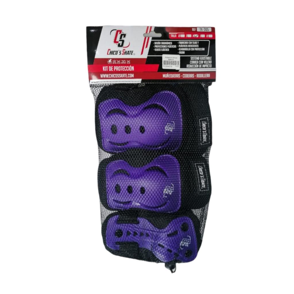 Set de protecciones Chico skate_5