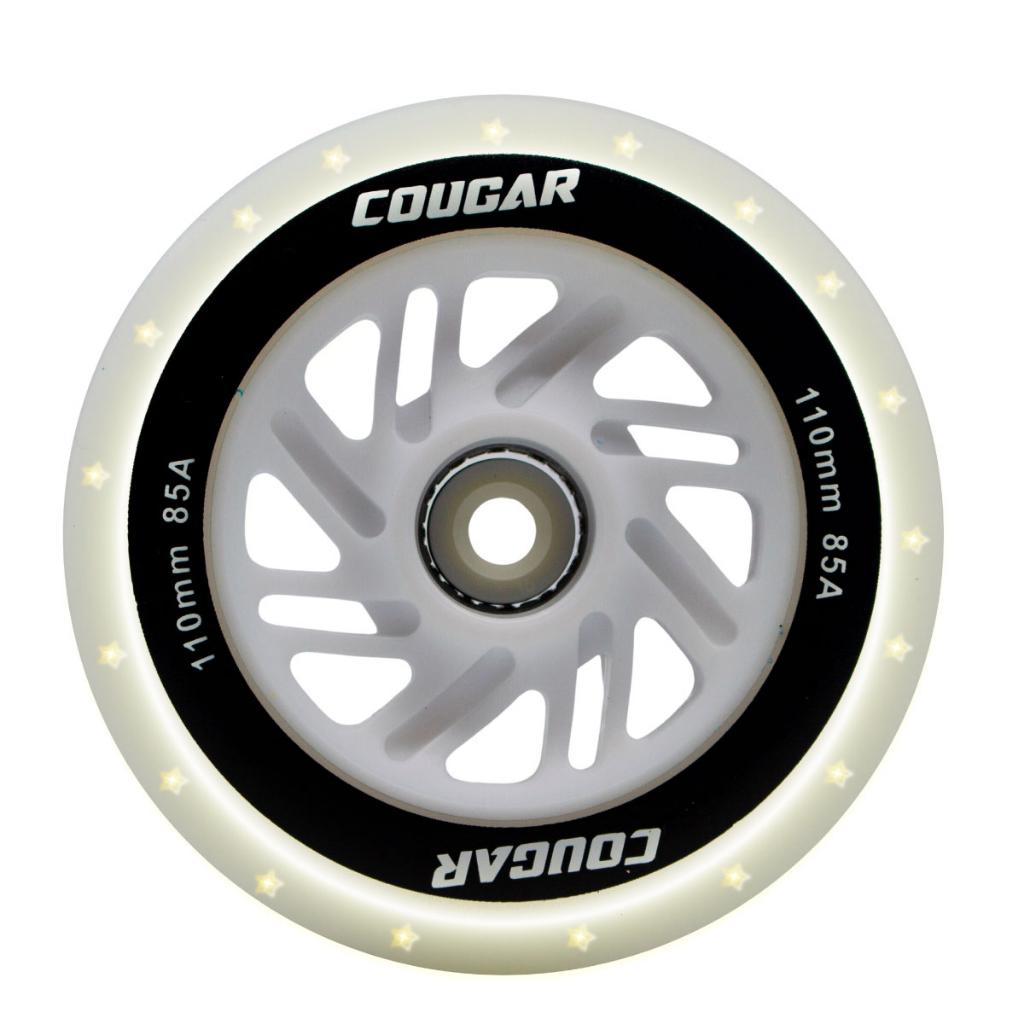 Ruedas  con luces  x 6 unidades de 110mm  - COUGAR