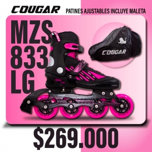 Patines Ajustables Cougar MZS833LG + Maleta_4