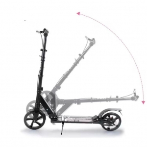 Patineta Urbana Mecánica  con ruedas de 20cm, capacidad de 100 kilos y sistemas de suspensión dual, con freno de disco._4