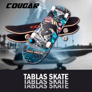 Patineta De Skate Cougar MHB03 Con 7 capas de pino_9