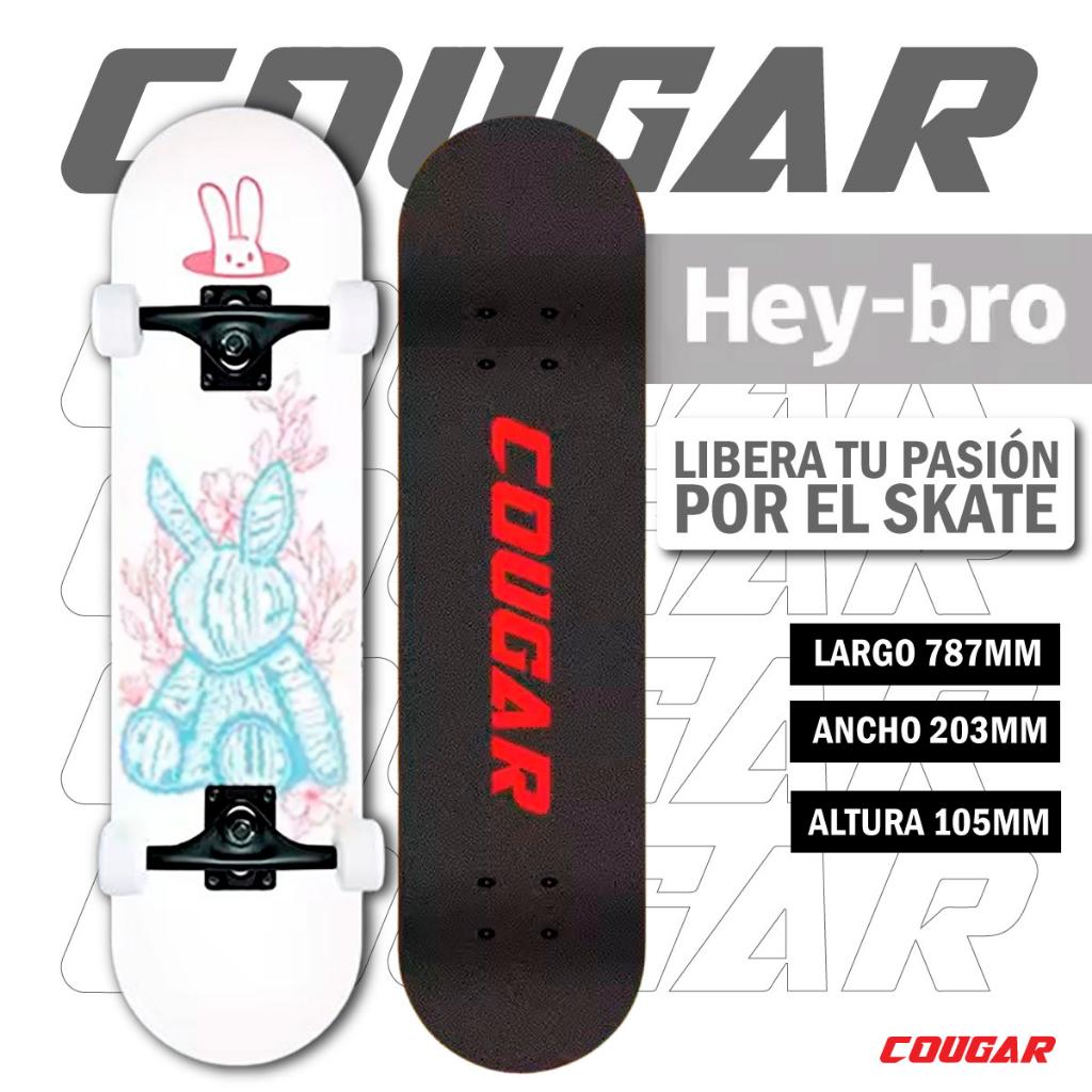 Patineta De Skate Cougar MHB03 Con 7 capas de pino - COUGAR