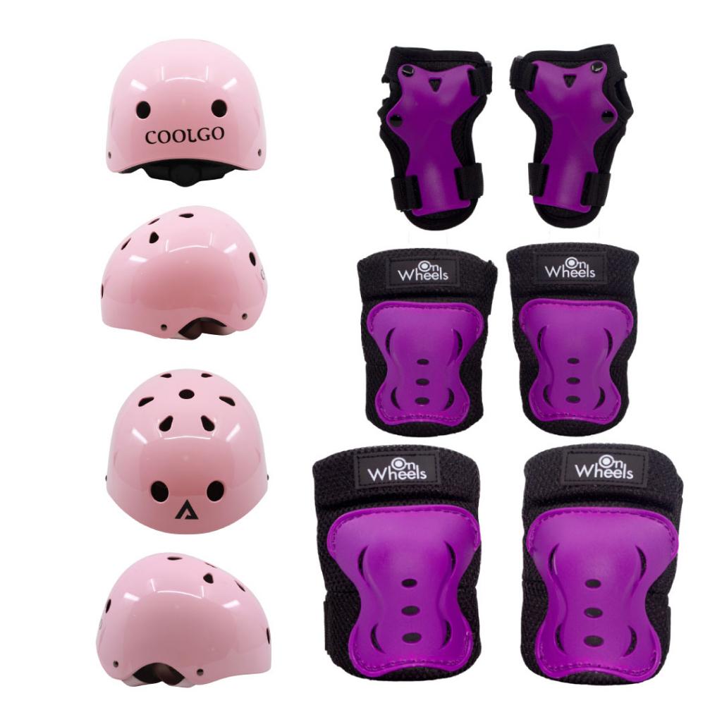 Casco coolgo ajustable  + Protecciones OnWheels_5