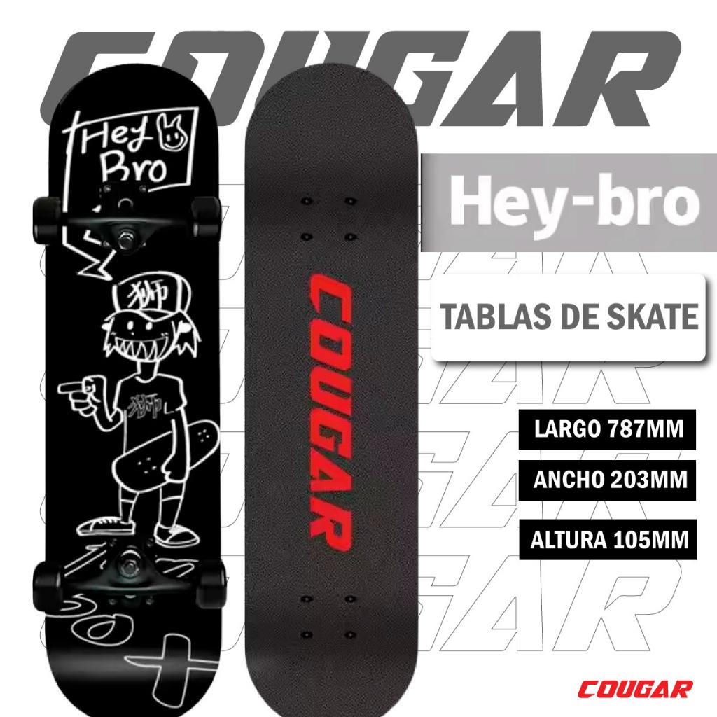 Patineta De Skate Cougar MHB03 Con 7 capas de pino_12