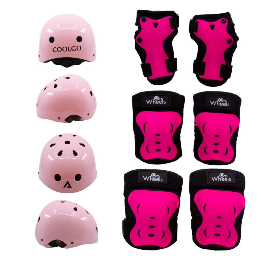 Casco coolgo ajustable  + Protecciones OnWheels_4