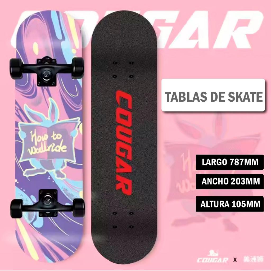 Patineta De Skate Cougar MHB03 Con 7 capas de pino_7