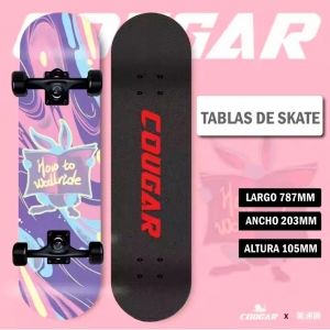 Patineta De Skate Cougar MHB03 Con 7 capas de pino_7