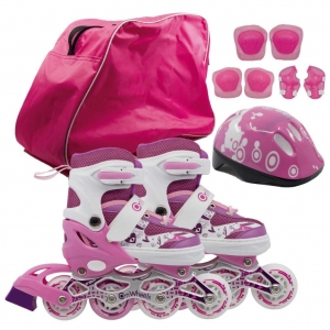 Combo de Patines + Kit de Protección + Casco_1