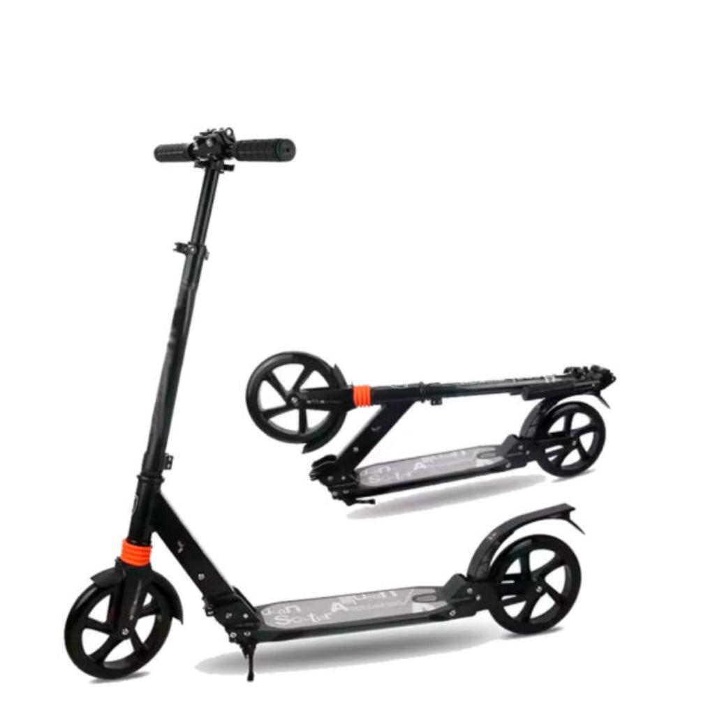 Patineta Urbana Mecánica  con ruedas de 20cm, capacidad de 100 kilos y sistemas de suspensión dual, con freno de disco._5