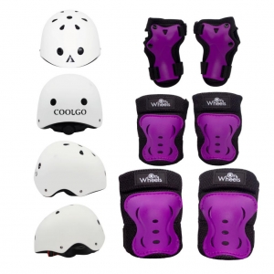 Casco coolgo ajustable  + Protecciones OnWheels_2