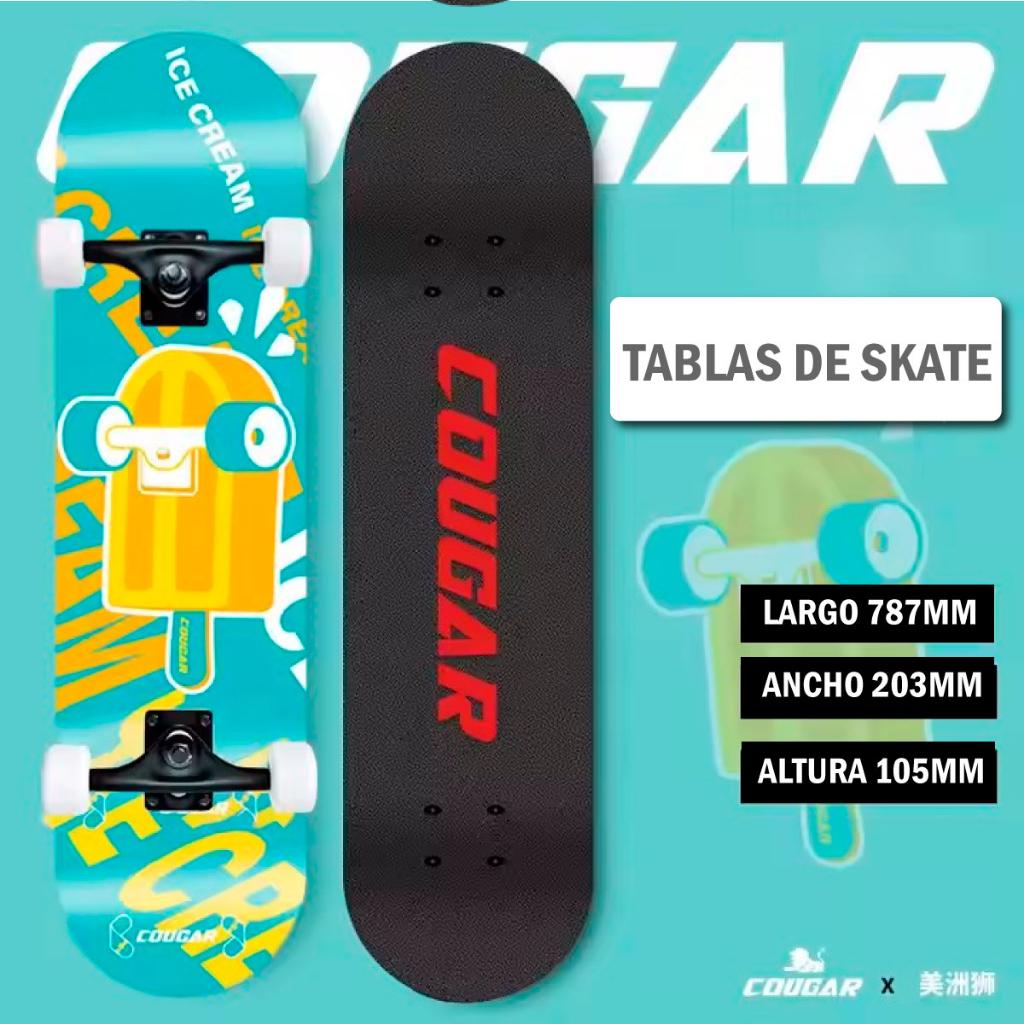 Patineta De Skate Cougar MHB03 Con 7 capas de pino_5