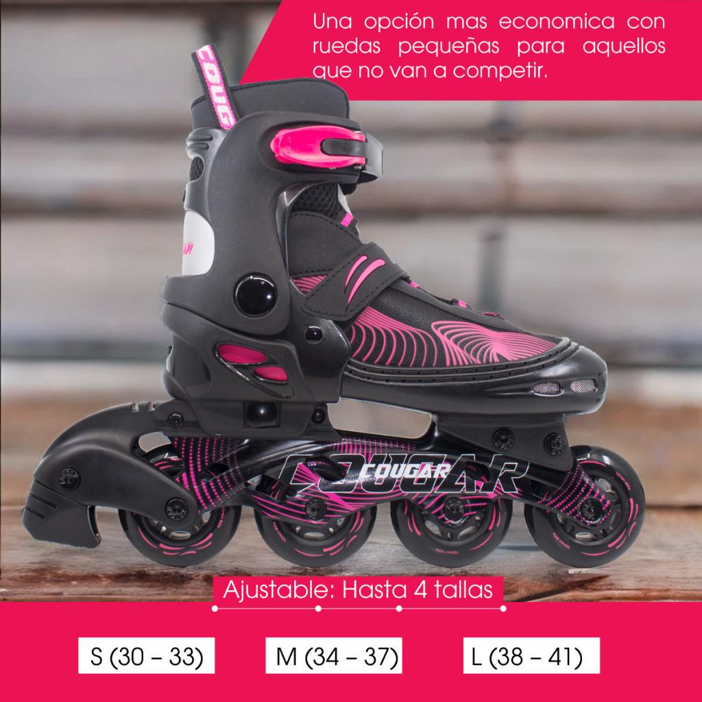 Patines Ajustables Cougar MZS833HQ (Llantas 72, 74, 76mm)_5