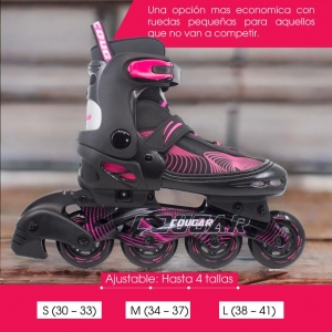 Patines Ajustables Cougar MZS833HQ (Llantas 72, 74, 76mm)_5